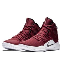 maroon and white basketball shoes
